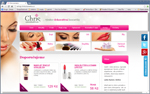 Náhled na webové stránky: Chriscosmetics - eshop dekorativní kosmetiky