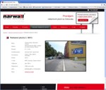 Náhled na webové stránky: Narwall - pronájem reklamních ploch
