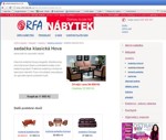 Náhled na webové stránky: ORFA - nábytek