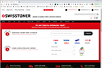 Náhled na webové stránky: SwissToner.cz - švýcarské inkousty, tonery